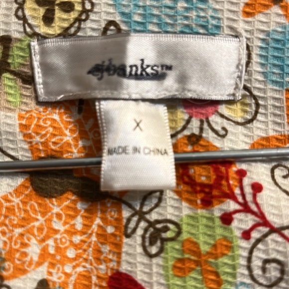 CJ Banks Ladies Floral Top Jacket Size X - Picture 4 of 4